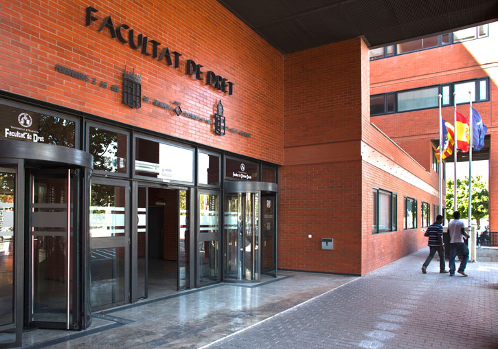 Facultad de Derecho de la Universitat de València.